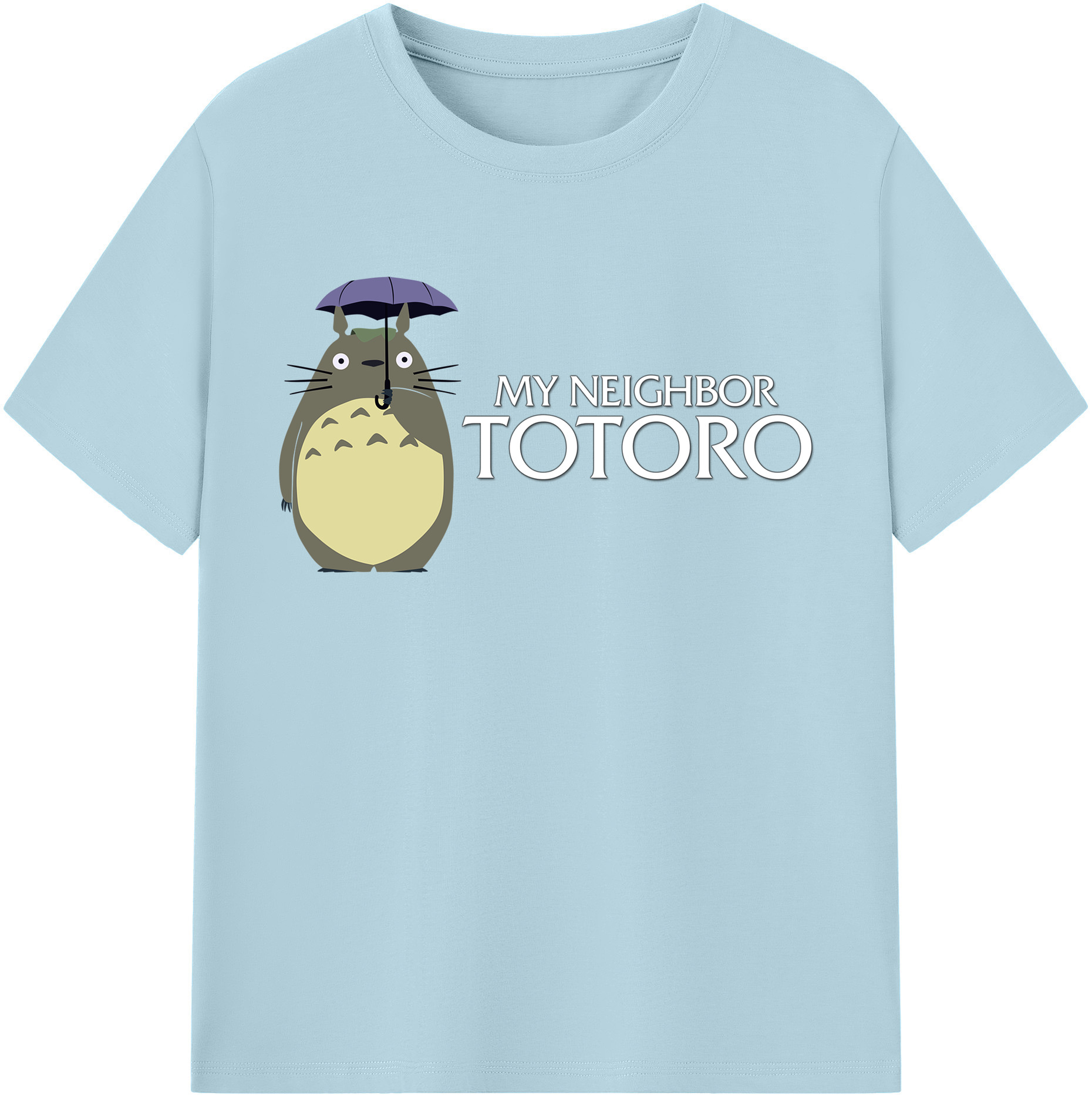 （画像用） となりのトトロ 草壁メイ 草壁サツキ My Neighbor Totoro Satsuki Kusakabe Mei Kusakabe 綿100％半袖Tシャツ（フロントプリント）